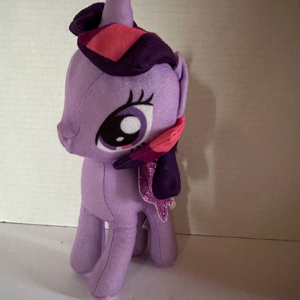 Purple Plush Toy with Pink Accents